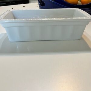 BIA Cordon Bleu White Rectangular Ceramic Baking Loaf Dish